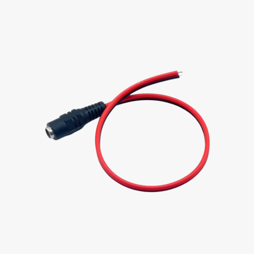 DC Jack Female Power Connector with Wire | 5.5 × 2.1 mm