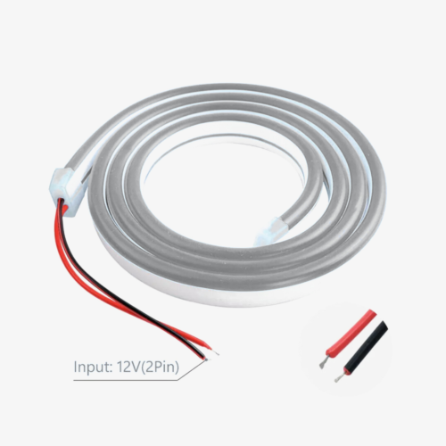 Grey Neon LED Strip Light | 12V DC Waterproof (1 Meter Pack)