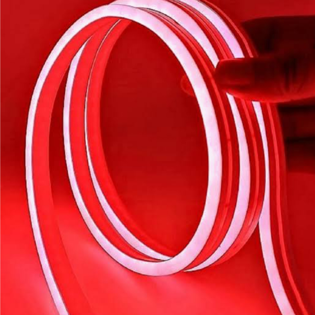 Red Neon LED Strip Light | 12V DC Waterproof (1 Meter Pack) - Image 3
