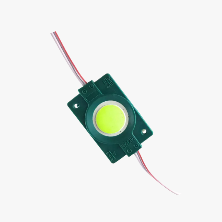 12v Coin COB High Brightness-Green Color - 1 Pcs