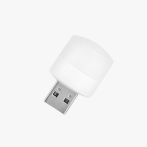 5v Mini Round USB Lamp-Cool White Color - 1 Pcs