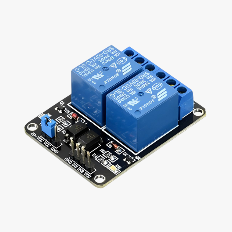 5V-2 Channel Relay Module Wth Optocoupler