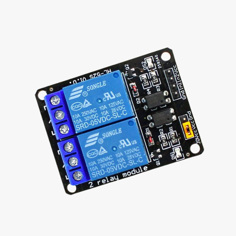 5V-2 Channel Relay Module Wth Optocoupler - Image 2