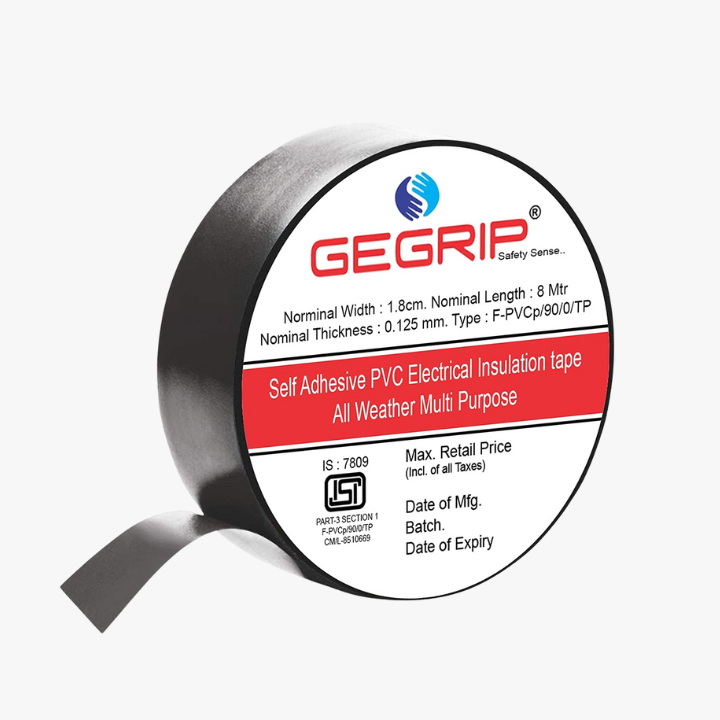 Electrical Tape Black - 0.125mm x 1.80cm x 8 Meter