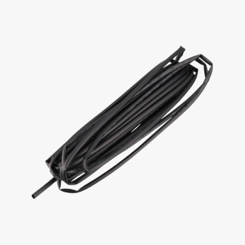 2mm Heat Shrink Sleeve Tube-Black - 1 Meter