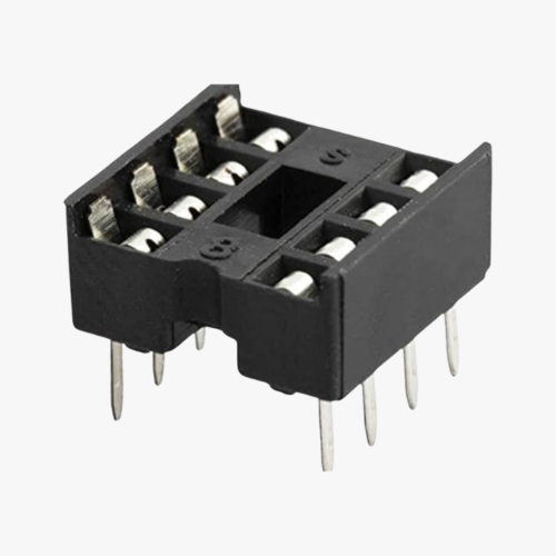 8 Pin IC Base-DIP - 2 Pcs Pack