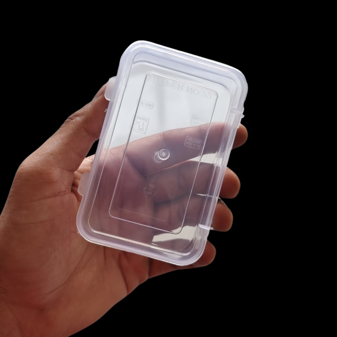 Transparent Plastic Box for Storage - Keeper 22 Modal - 1 Pcs
